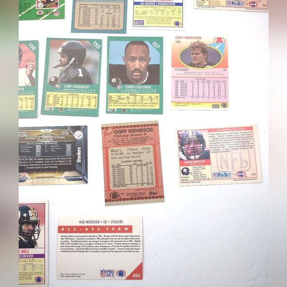 Steelers Trading Cards lot of 22 NFL - Picture 12 of 15